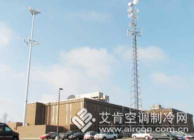 麦克维尔屋顶机应用于美国堪萨斯市广播电台中心